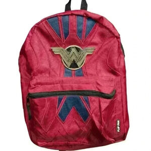 DC CARTOONS WONDER WOMAN FLIP PAK REVERSIBLE BACKPACK SIZE OS